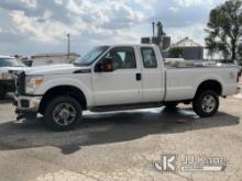 2015 Ford F250 4x4 Extended-Cab Pickup Truck Runs & Moves) (Rust Damage, Body Damage