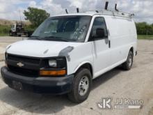 2010 Chevrolet Express 2500 Cargo Van Runs & Moves) (TPMS Light On, Has Cosmetic Damage & Minor Rust