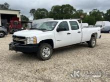 2012 Chevrolet Silverado 2500HD 4x4 Crew-Cab Pickup Truck Runs & Moves