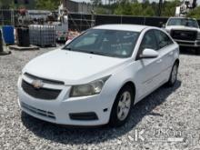 (Covington, LA) 2012 Chevrolet Cruze 4-Door Sedan Runs & Moves) (Latch on Dash Compartment Broken, F