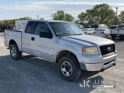 (Hawk Point, MO) 2008 Ford F150 4x4 Extended-Cab Pickup Truck Not Running & Condition Unknown) (Stuc
