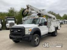 (Des Moines, IA) Altec AT40G, Articulating & Telescopic Bucket mounted behind cab on 2015 Ford F550