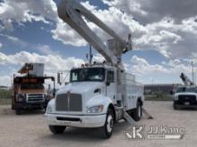 (Odessa, TX) Altec AA55, Material Handling Bucket rear mounted on 2016 Kenworth T370 Utility Truck R