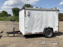 (South Beloit, IL) 1994 Wells Cargo 12ft Enclosed Enclosed Material Trailer, 10ft long, 69in wide, 7