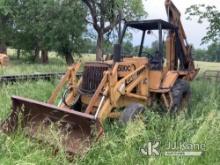 (Capaldo, KS) Case 580C Tractor Loader Backhoe Not Running, Condition Unknown. Buyer responsible for