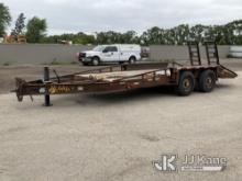 (South Beloit, IL) 2011 Belshe Industries T/A Tagalong Equipment Trailer Rust Damage