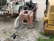 2014 Husqvarna FS-4800D Walk Behind Asphalt Cutter Runs, Operates ) (Seller States: No saw, could no