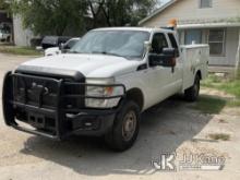 2011 Ford F350 4x4 Extended-Cab Service Truck Runs & Moves