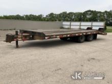 (South Beloit, IL) 2015 Interstate 20DT T/A Tagalong Equipment Trailer Rust Damage