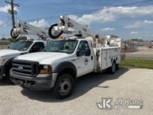 (Springfield, IL) Altec AT37G, Articulating & Telescopic Bucket mounted behind cab on 2007 Ford F550