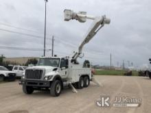 Altec AM55E-MH, Over-Center Material Handling Bucket Truck rear mounted on 2008 International 7400 T