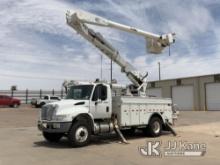 Altec AM50, Over-Center Material Handling Bucket Truck rear mounted on 2010 International 4400 Utili