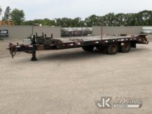 (South Beloit, IL) 2008 Contrail T/A Tagalong Equipment Trailer Rust Damage