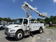 Altec TA41M, Articulating & Telescopic Material Handling Bucket Truck mounted behind cab on 2017 Fre