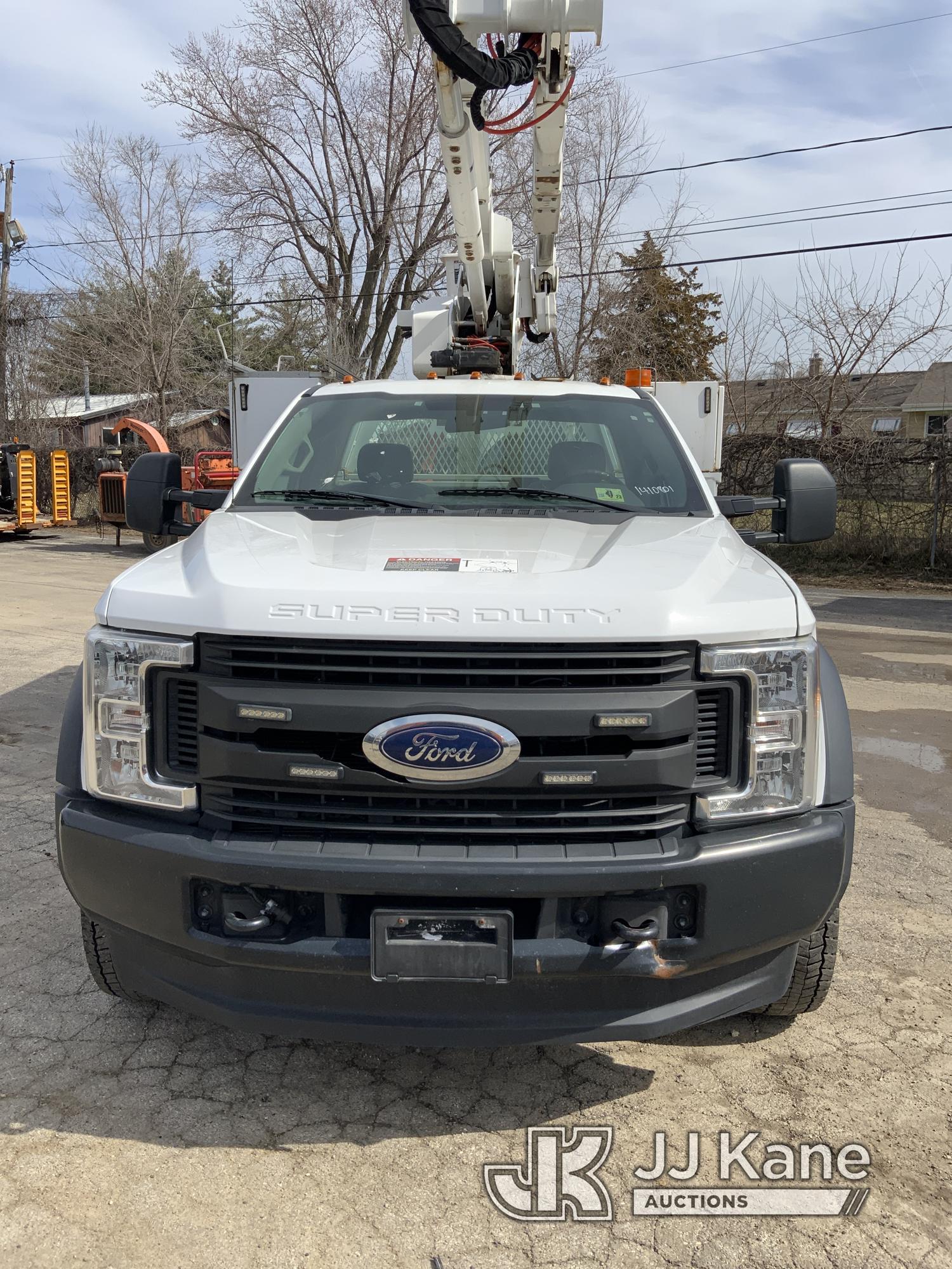 (South Beloit, IL) Altec AT40G, Articulating & Telescopic Bucket Truck mounted behind cab on 2017 Fo