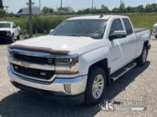 2018 Chevrolet Silverado 1500 4x4 Extended-Cab Pickup Truck Danella Unit) (Runs & Moves