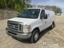 2010 Ford E350 Cargo Van Runs & Moves) (Check Engine Light On, Body & Rust Damage