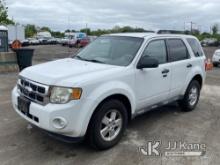 2012 Ford Escape 4x4 4-Door Sport Utility Vehicle Runs & Moves, Body & Rust Damage