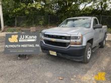 2016 Chevrolet Silverado 1500 4x4 Pickup Truck Runs Rough & Moves, Abs Light On, Traction Control Li