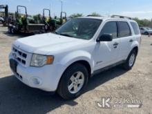 2012 Ford Escape Hybrid AWD 4-Door Sport Utility Vehicle Runs & Moves, Body & Rust Damage