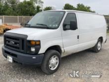 2013 Ford E150 Cargo Van Runs & Moves, Body & Rust Damage