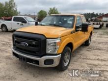 2015 Ford F250 Extended-Cab Pickup Truck Runs & Moves) (Jump to Start) (Some Dents in Body) ( Driver