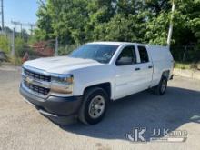 2017 Chevrolet Silverado 1500 4x4 Extended-Cab Pickup Truck Danella Unit) (Runs & Moves, Check Engin