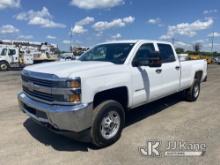 2015 Chevrolet Silverado 2500HD 4x4 Crew-Cab Pickup Truck Danella Unit) (Runs & Moves, Check Engine 