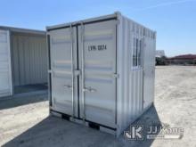 2024 9ft Steel Container (New/Unused) NOTE: This unit is being sold AS IS/WHERE IS via Timed Auction