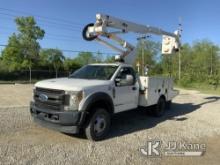 Altec AT37G, Articulating & Telescopic Bucket Truck mounted behind cab on 2017 Ford F550 4x4 Service