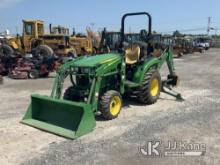 2018 John Deere 2032R Mini Tractor Loader Backhoe Runs & Moves