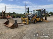 2013 John Deere 710K 4x4 Tractor Loader Backhoe Danella Unit) (No Title, Runs, Moves & Operates