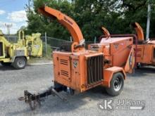 2015 Vermeer BC1000XL Chipper (12in Drum), Trailer Mtd. Bad Engine Not Running Condition Unknown, Bo