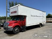 2004 International 4300 Van Body Truck Runs & Moves,  ABS Light On, Body & Rust Damage,