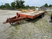 2000 Farrique BT26 T/A Tagalong Equipment Trailer Body & Rust Damage