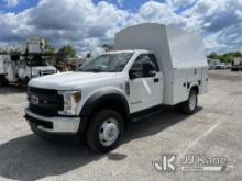 2018 Ford F450 4x4 Enclosed Service Truck Danella Unit) (Runs & Moves