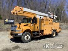 Lift-All LOM-50-1S, Material Handling Bucket Truck rear mounted on 2009 International 4400 Utility T