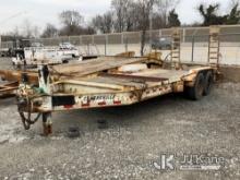 2011 Centerville 7500 Lbs T/A Tagalong Trailer Body & Rust Damage