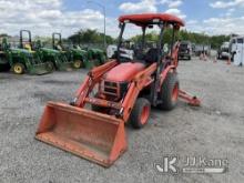 2015 Kubota B26 4x4 Mini Tractor Loader Backhoe Runs Moves & Operates