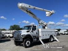 Altec AM55-MH, Over-Center Material Handling Bucket Truck rear mounted on 2020 International HV507 4