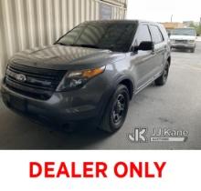 2014 Ford Explorer AWD Police Interceptor 4-Door Sport Utility Vehicle Runs & Moves) (Has Open Recal