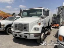 2004 Freightliner FL70 Street Sweeper Runs & Moves, Rear Unit Operates