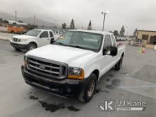 2001 Ford F250 Extended-Cab Pickup Truck Runs & Moves, Paint Damage