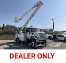 Altec AA755, Material Handling Bucket Truck , 2014 International 7300 WorkStar 4x4 Utility Truck Run