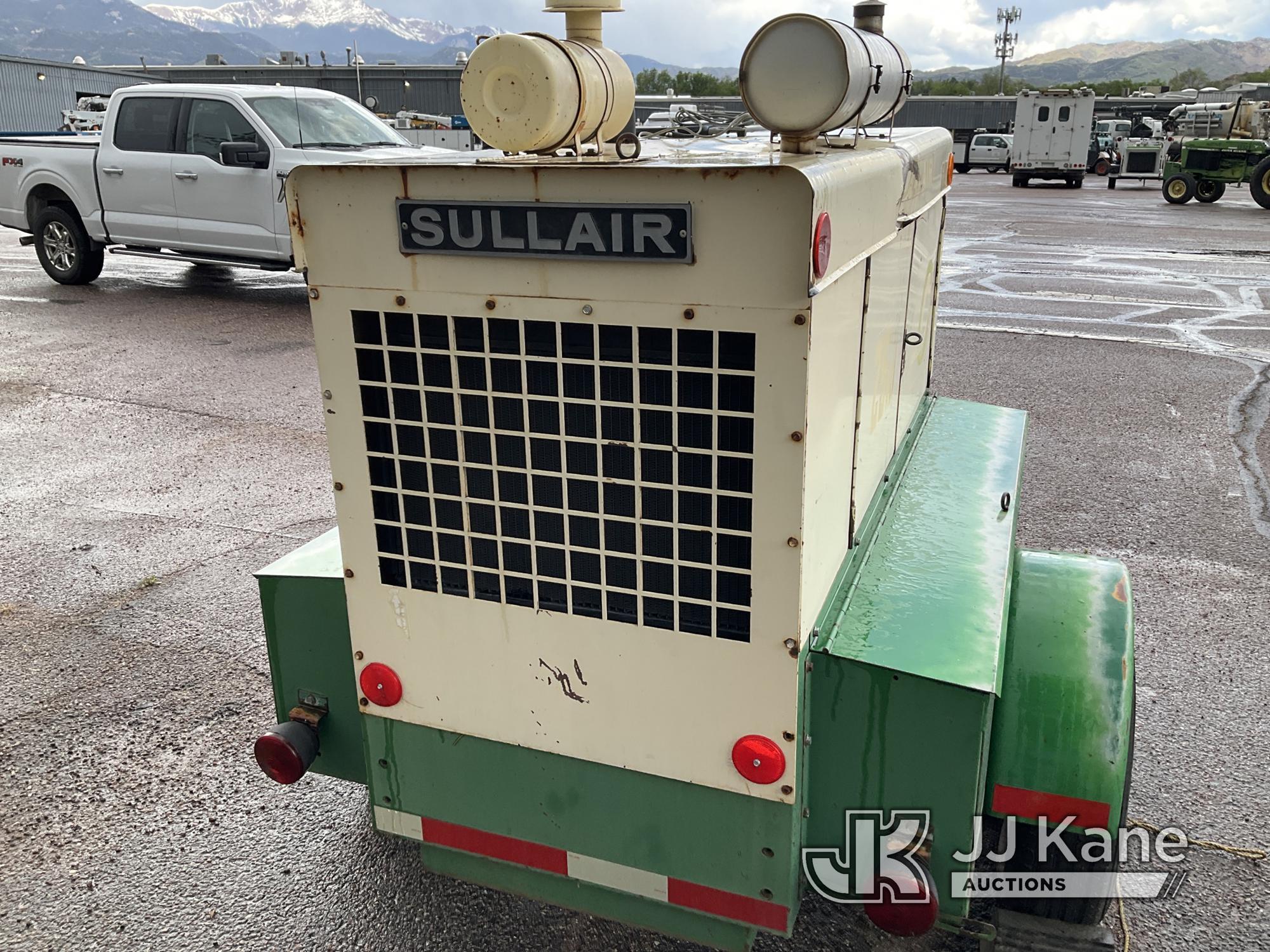 (Castle Rock, CO) 1983 Sullair S25DWPE Air Compressor Runs & Operates