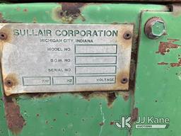 (Castle Rock, CO) 1983 Sullair S25DWPE Air Compressor Runs & Operates