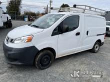 2017 Nissan NV200 Mini Cargo Van Runs & Moves) (Multiple Dash Warning Lights On, Body Damage