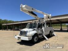 Altec AM55E-MH, Over-Center Material Handling Bucket Truck rear mounted on 2013 International 4300 U