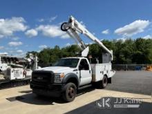 Altec AT37G, Articulating & Telescopic Bucket Truck mounted behind cab on 2015 Ford F550 Service Tru