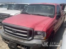 2002 Ford F250 Extended-Cab Pickup Truck Not Running, No Key